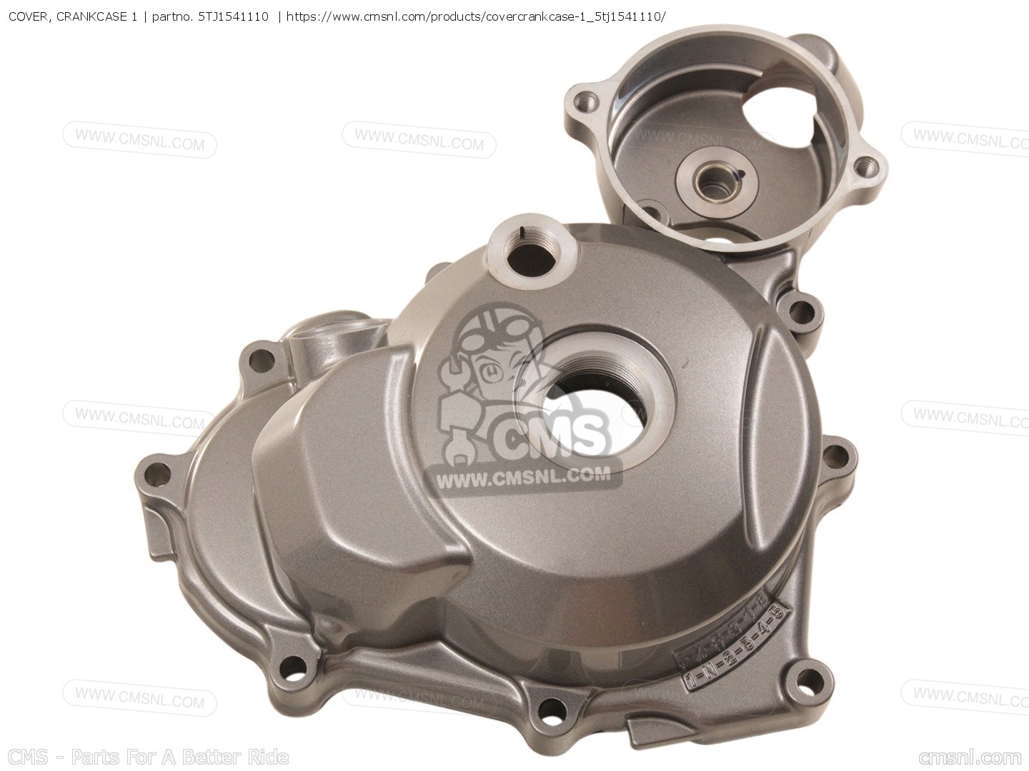 5TJ1541110: COVER, CRANKCASE 1 Yamaha - buy the 5TJ-15411-10-00 at