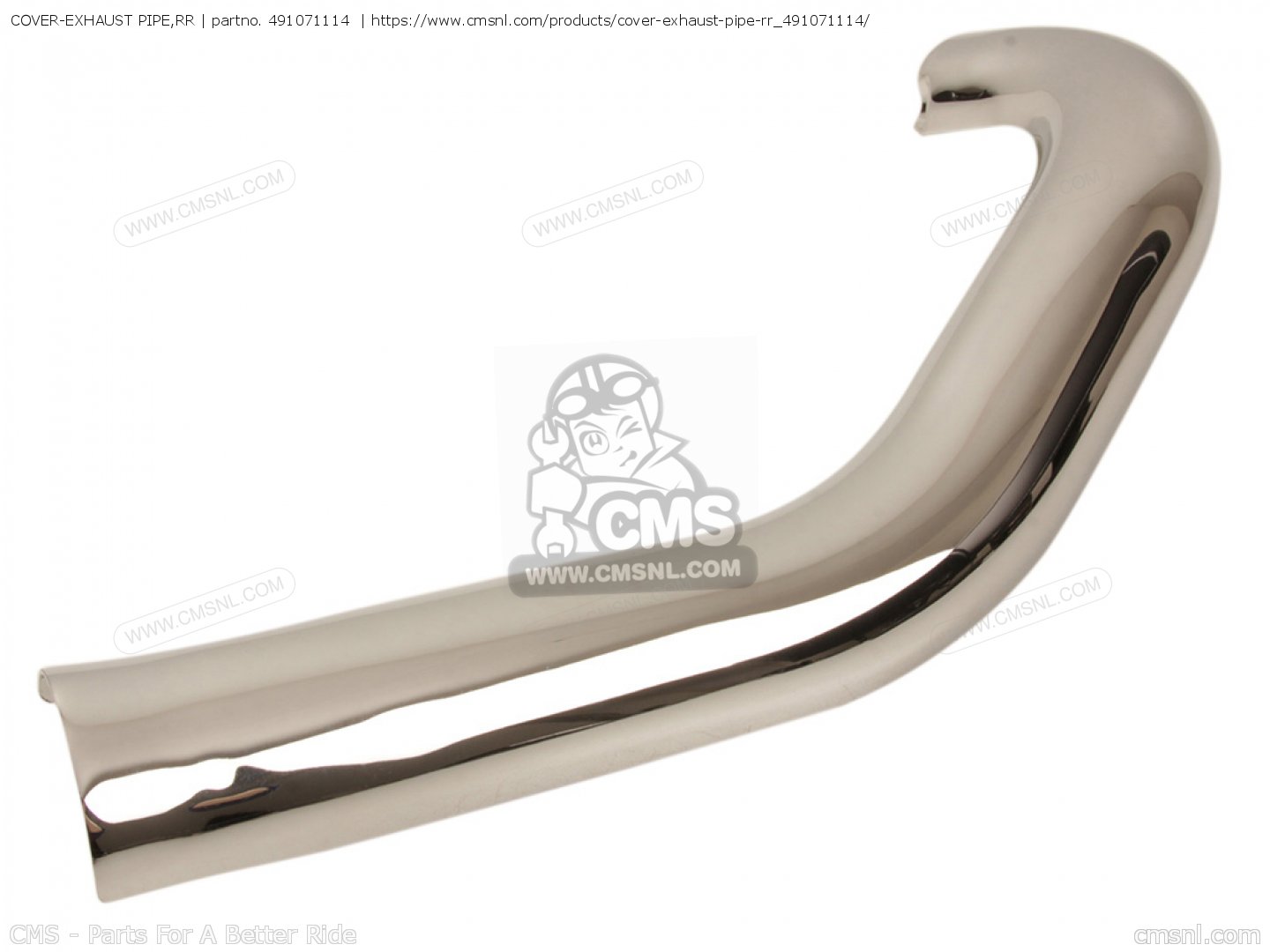 491071114 Coverexhaust Pipe,rr Kawasaki buy the 491071114 at CMSNL