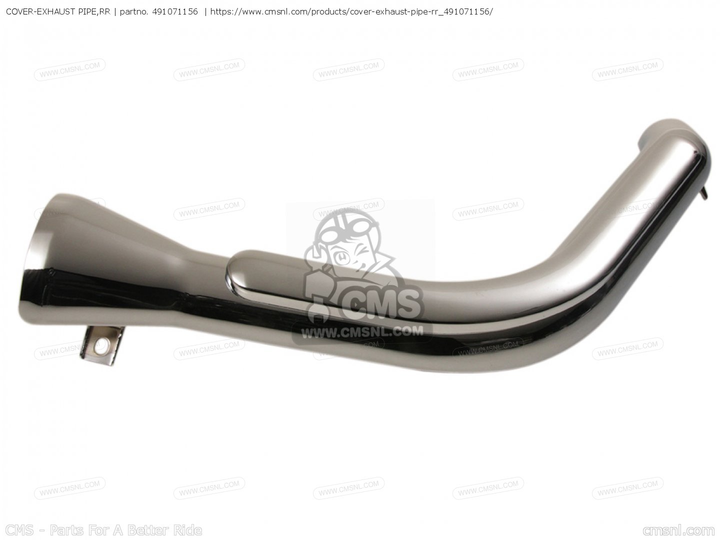491071156 Coverexhaust Pipe,rr Kawasaki buy the 491071156 at CMSNL