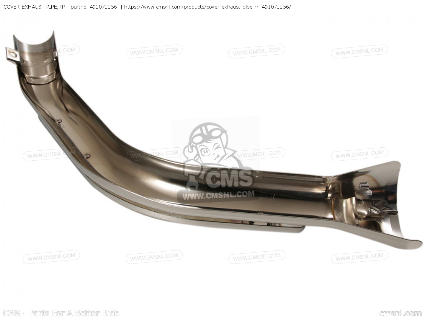 491071156 Coverexhaust Pipe,rr Kawasaki buy the 491071156 at CMSNL