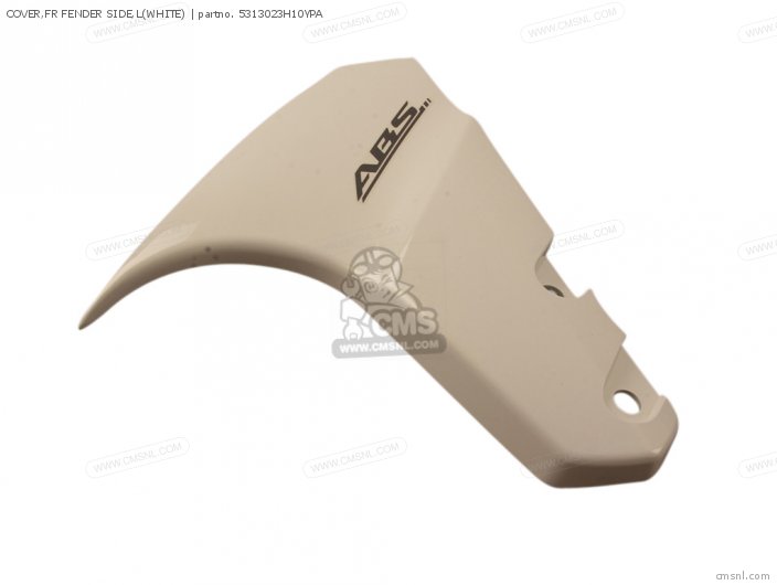 Suzuki COVER,FR FENDER SIDE,L(WHITE) 5313023H10YPA