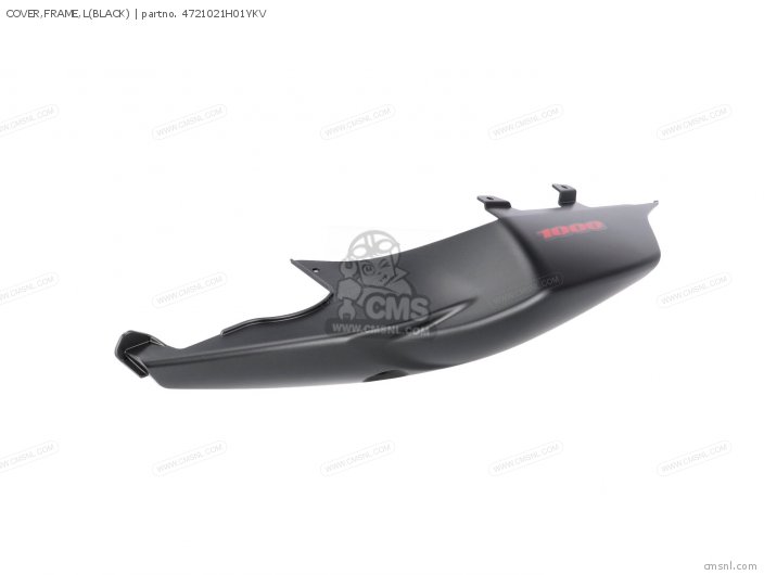 Suzuki COVER,FRAME,L(BLACK) 4721021H01YKV Suzuki COVER,FRAME,L(BLACK) 4721021H01YKV