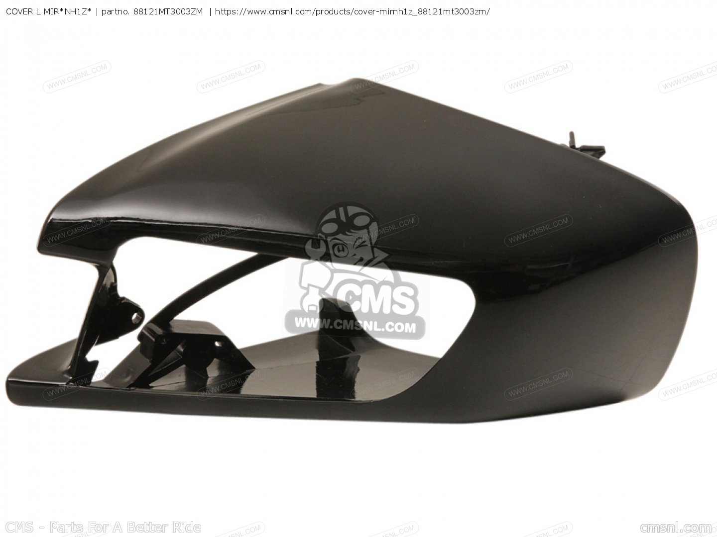 88121MT3003ZM: COVER L MIR*NH1Z* Honda - buy the 88121-MT3-003ZM