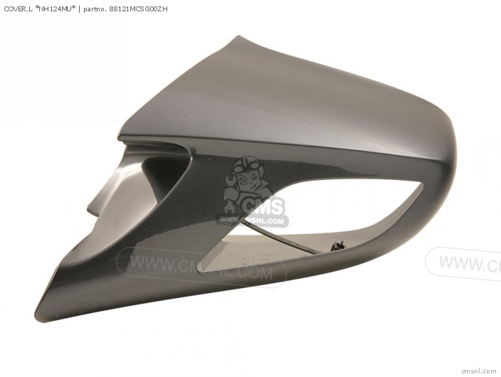 Honda COVER,L *NH124MU* 88121MCSG00ZH Honda COVER,L *NH124MU* 88121MCSG00ZH