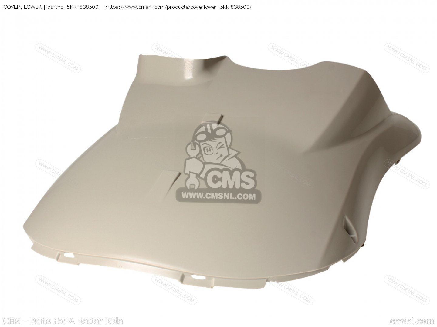 5KKF838500: COVER, LOWER Yamaha - buy the 5KK-F8385-00-00 at CMSNL