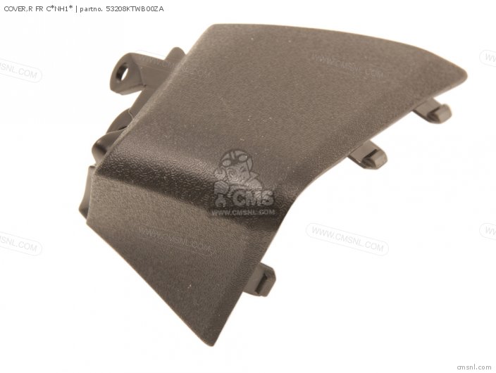 Honda COVER,R FR C*NH1* 53208KTWB00ZA Honda COVER,R FR C*NH1* 53208KTWB00ZA