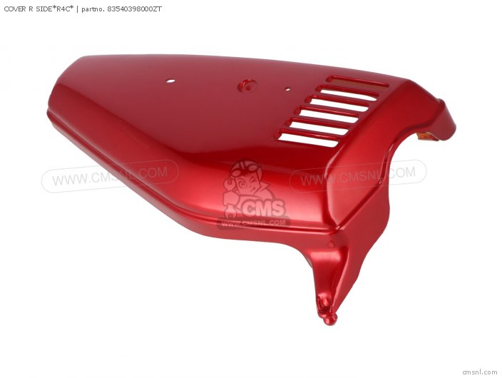 83540398000ZT: COVER R SIDE*R4C* Honda - buy the 83540-398-000ZT at CMSNL