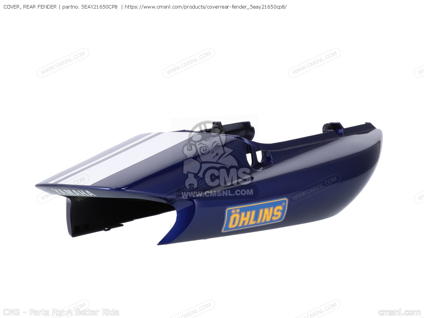 COVER, REAR FENDER for Yamaha - order at CMSNL