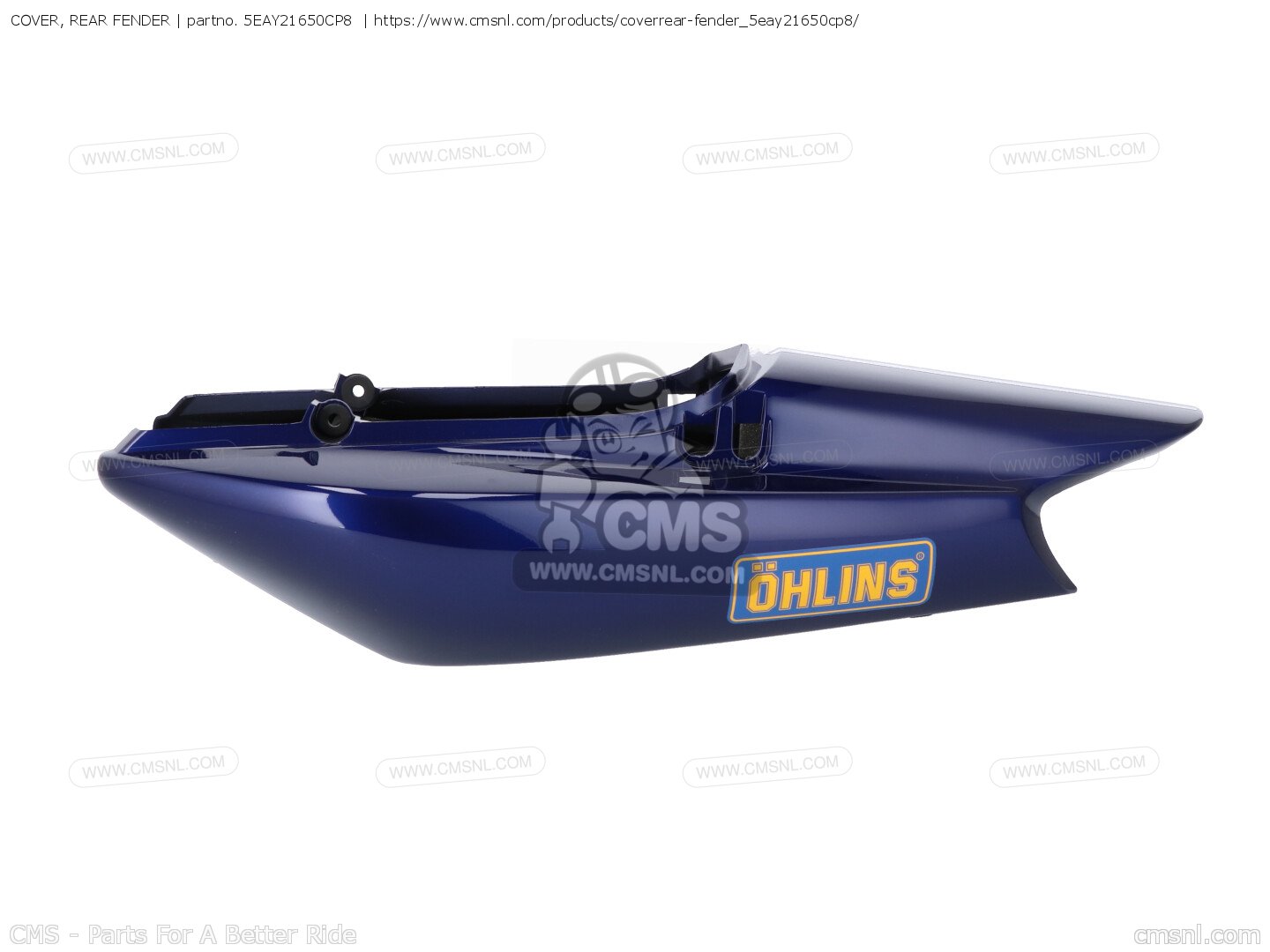 COVER, REAR FENDER for Yamaha - order at CMSNL