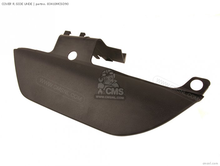 83410MCSD90: COVER R,SIDE UNDE Honda - buy the 83410-MCS-D90 at CMSNL