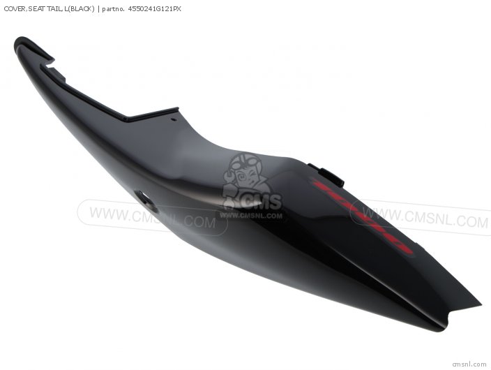 Suzuki COVER,SEAT TAIL,L(BLACK) 4550241G121PX