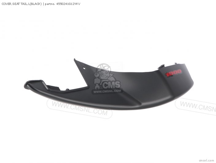 Suzuki COVER,SEAT TAIL,L(BLACK) 4550241G12YKV