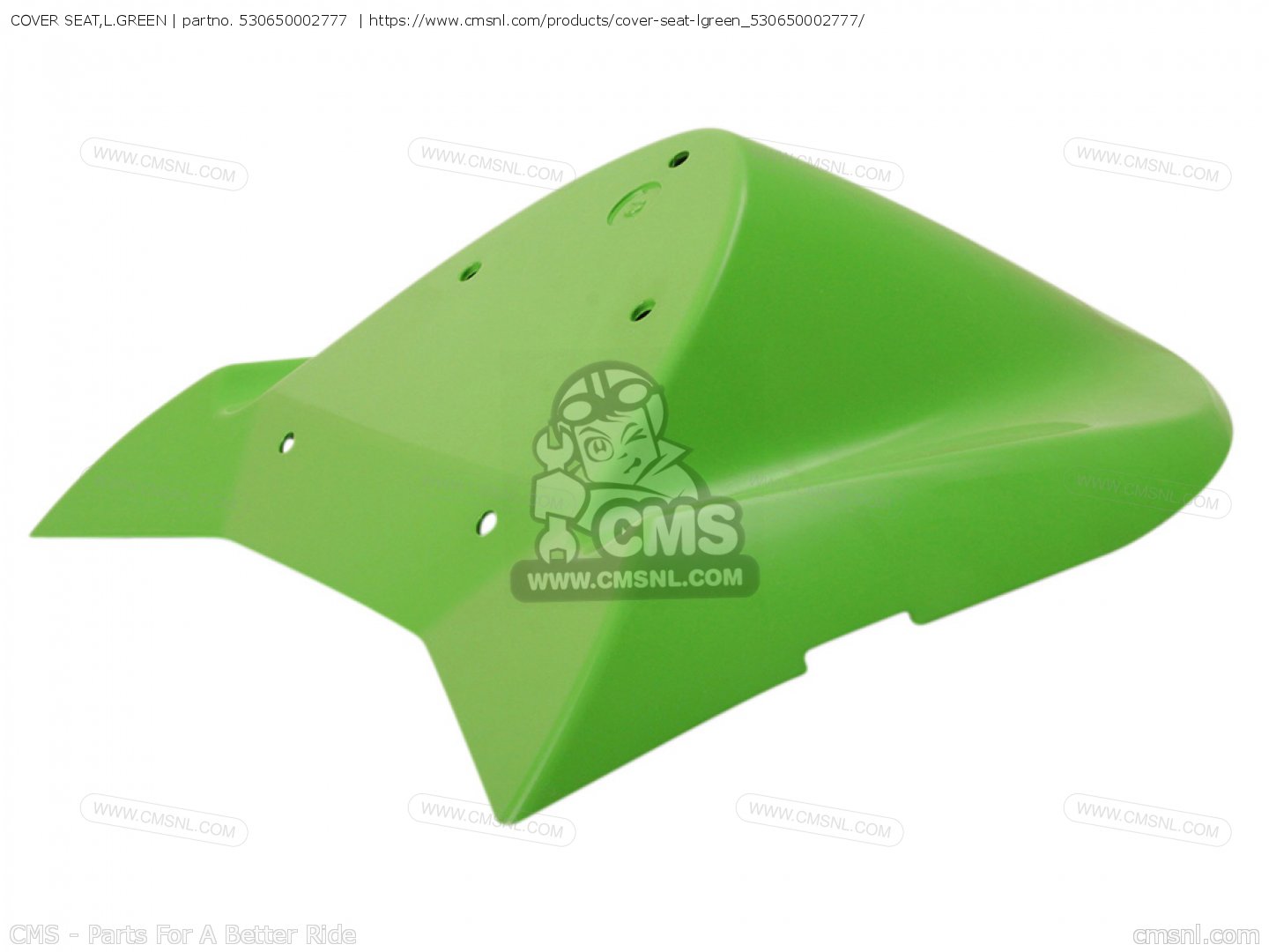 パーツ nanoSEV CENTER ON CRUISING COVER SEAT,L.GREEN for Kawasaki - order at CMSNL