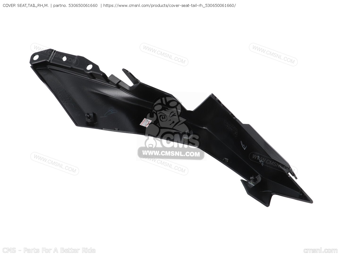 530650061660: Cover Seat,tail,rh,m. Kawasaki - buy the 53065-0061-660 ...