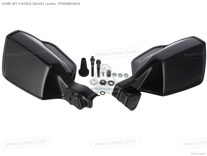 Suzuki COVER SET, KNUCKLE (BLACK) 5730005810019