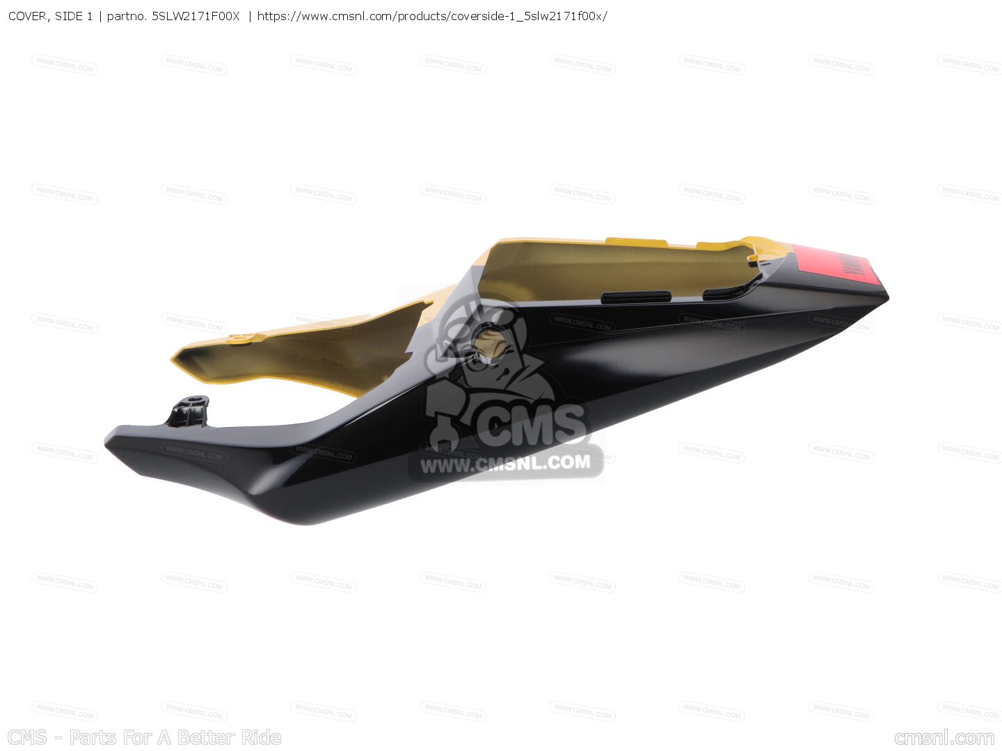 5SLW2171F00X: COVER, SIDE 1 Yamaha - buy the 5SL-W2171-F0-0X
