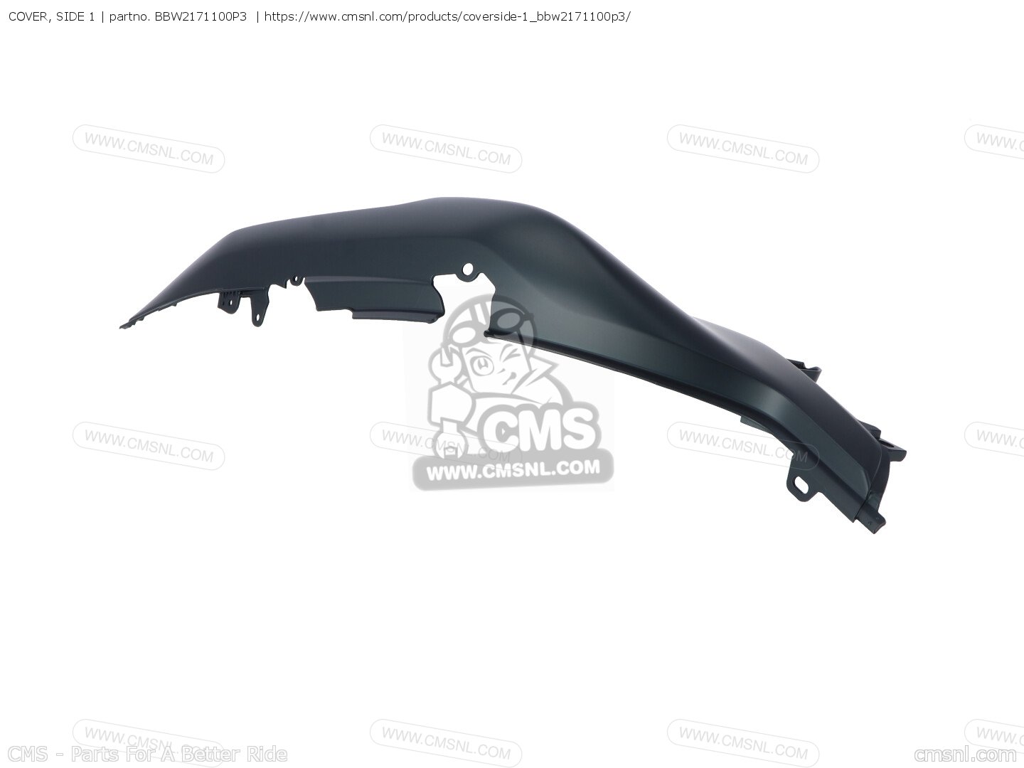 BBW2171100P3: COVER, SIDE 1 Yamaha - buy the BBW-21711-00-P3
