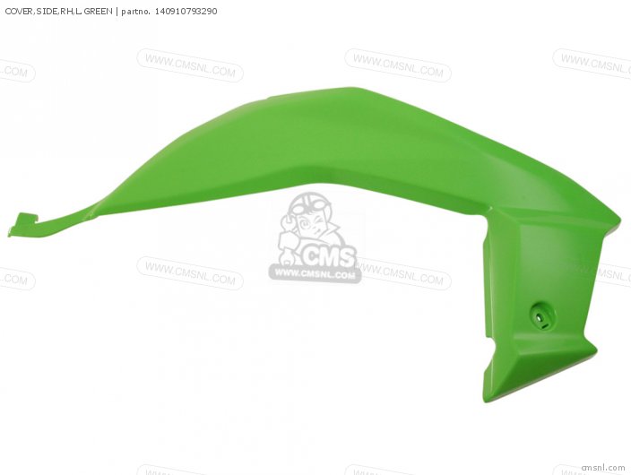 Kawasaki COVER,SIDE,RH,L.GREEN 140910793290 Kawasaki COVER,SIDE,RH,L.GREEN 140910793290