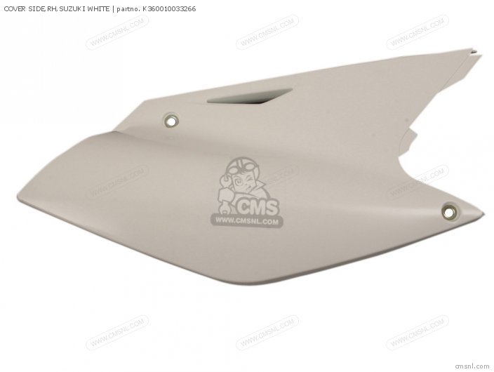 Suzuki COVER SIDE,RH,SUZUKI WHITE K360010033266