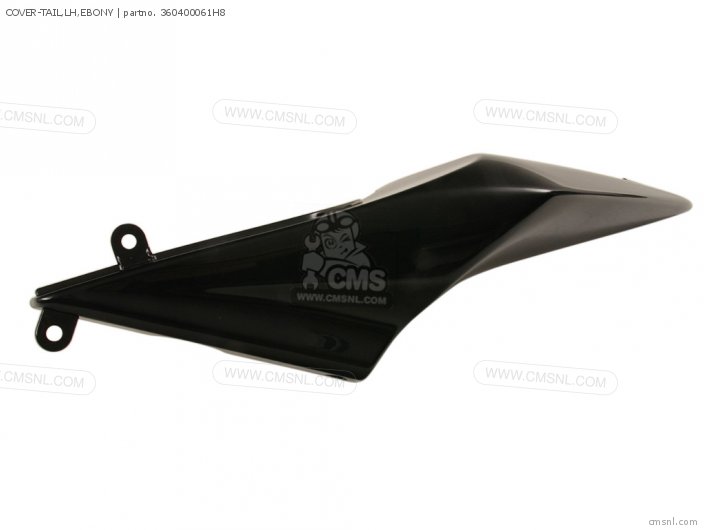 Kawasaki COVER-TAIL,LH,EBONY 360400061H8 Kawasaki COVER-TAIL,LH,EBONY 360400061H8