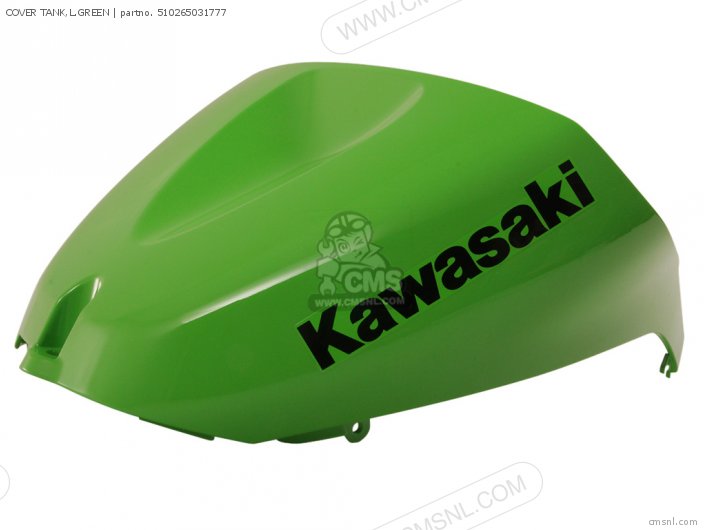 Kawasaki COVER TANK,L.GREEN 510265031777