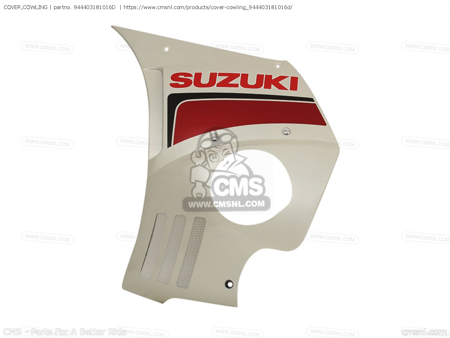 944403181016D Cover,cowling Suzuki buy the 944403181016D at CMSNL