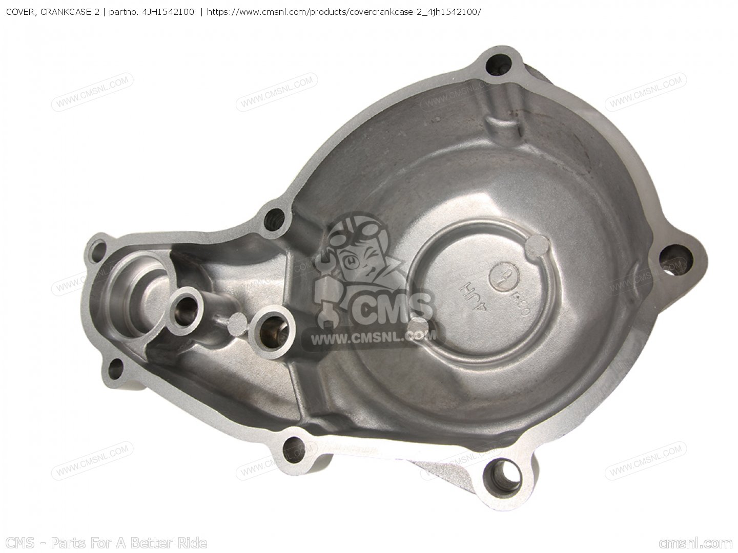 4JH1542100 Cover, Crankcase 2 Yamaha buy the 4JH1542100 at CMSNL