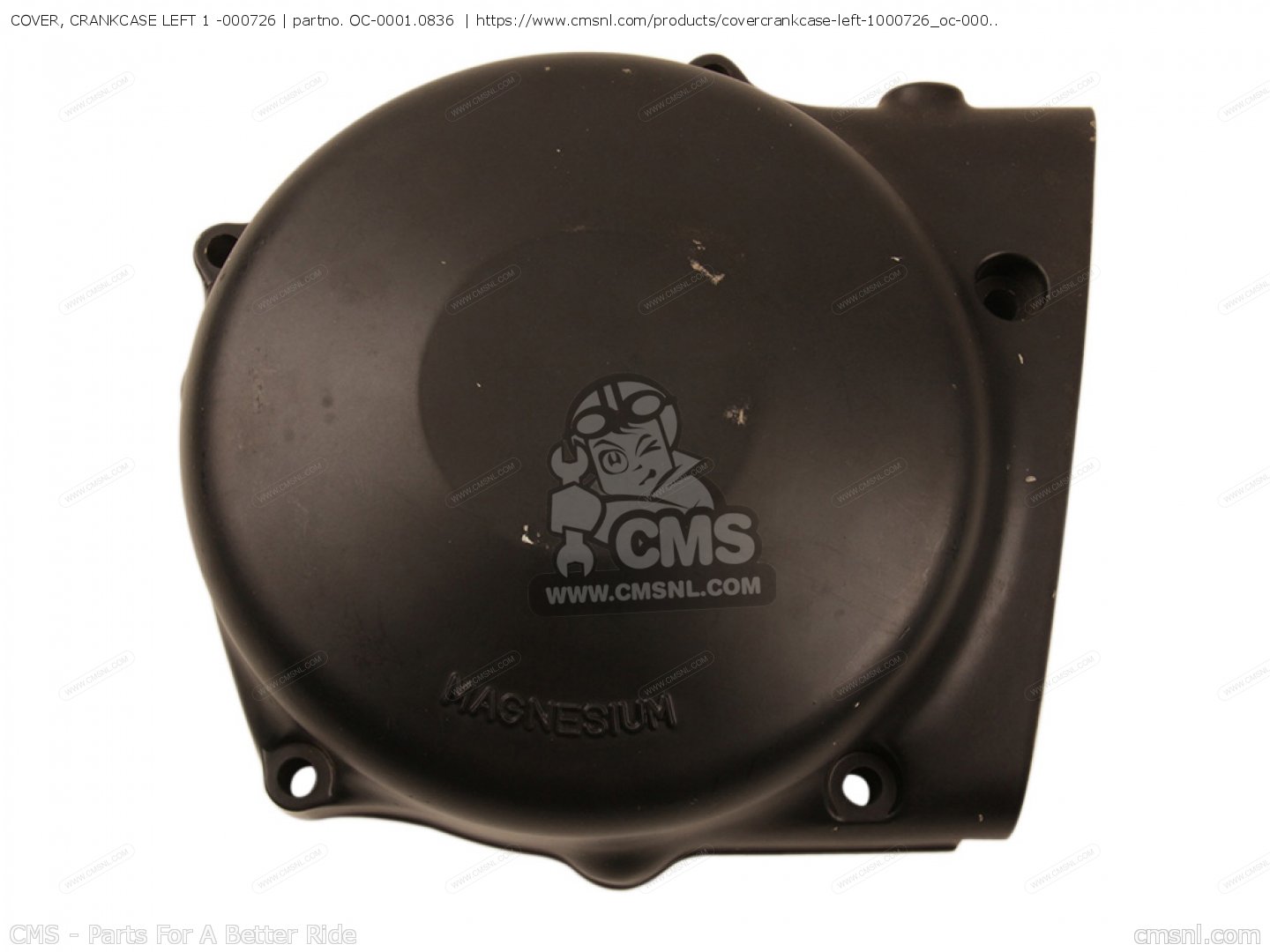 OC0001.0836 Cover, Crankcase Left 1 000726 Yamaha , an alternative