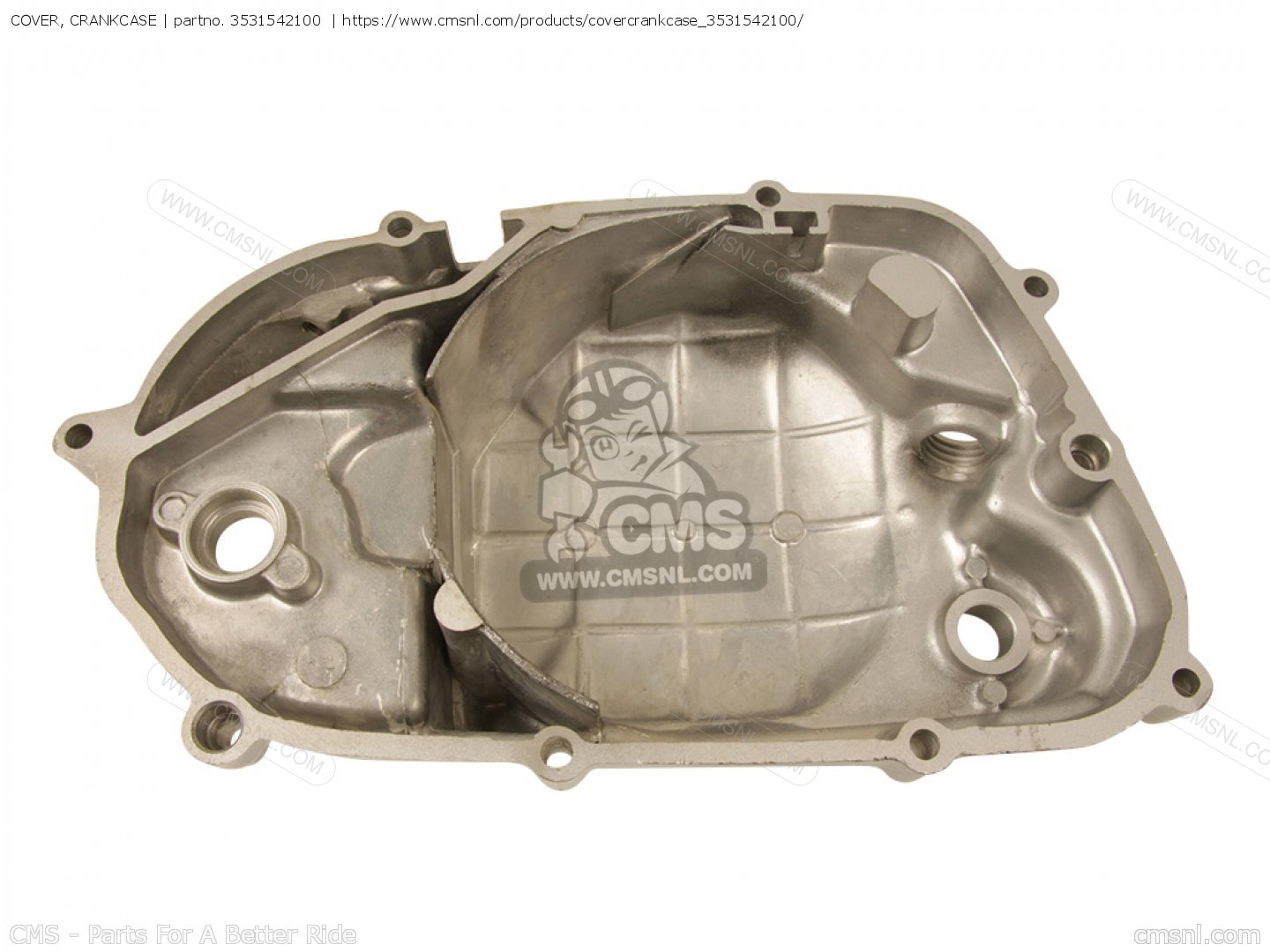COVER, CRANKCASE for GT80 1973 1974 USA order at CMSNL