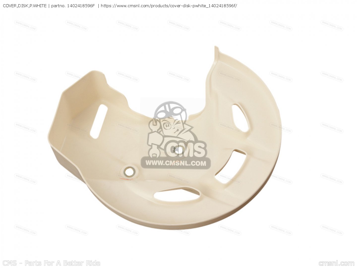 COVER,DISK,P.WHITE for Kawasaki - order at CMSNL