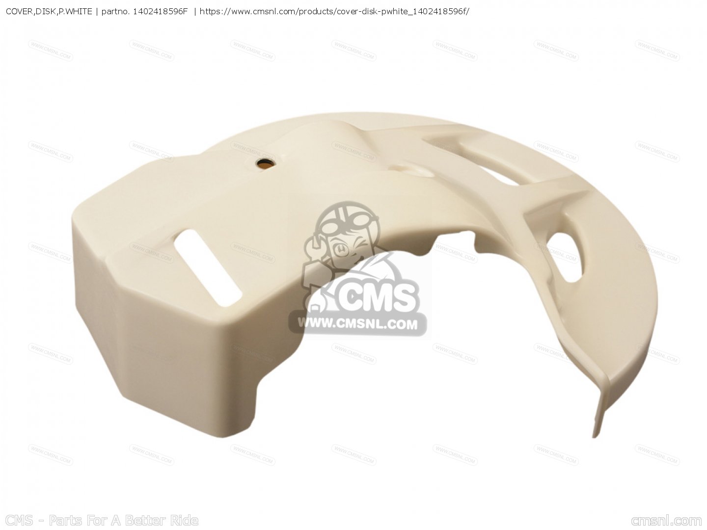 COVER,DISK,P.WHITE for Kawasaki - order at CMSNL