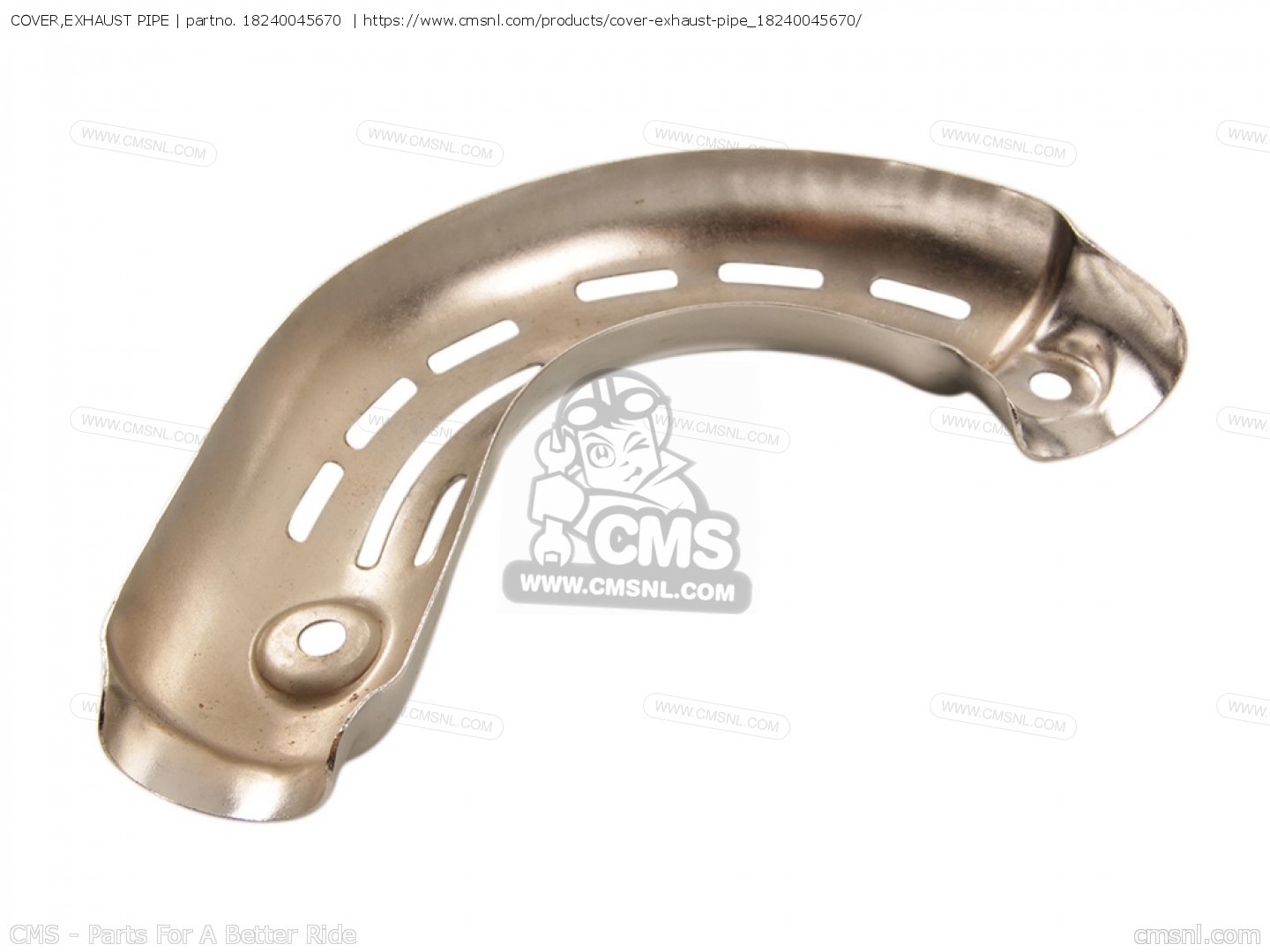 COVER,EXHAUST PIPE for Z50A MINI TRAIL K2 1970 1971 USA order at CMSNL