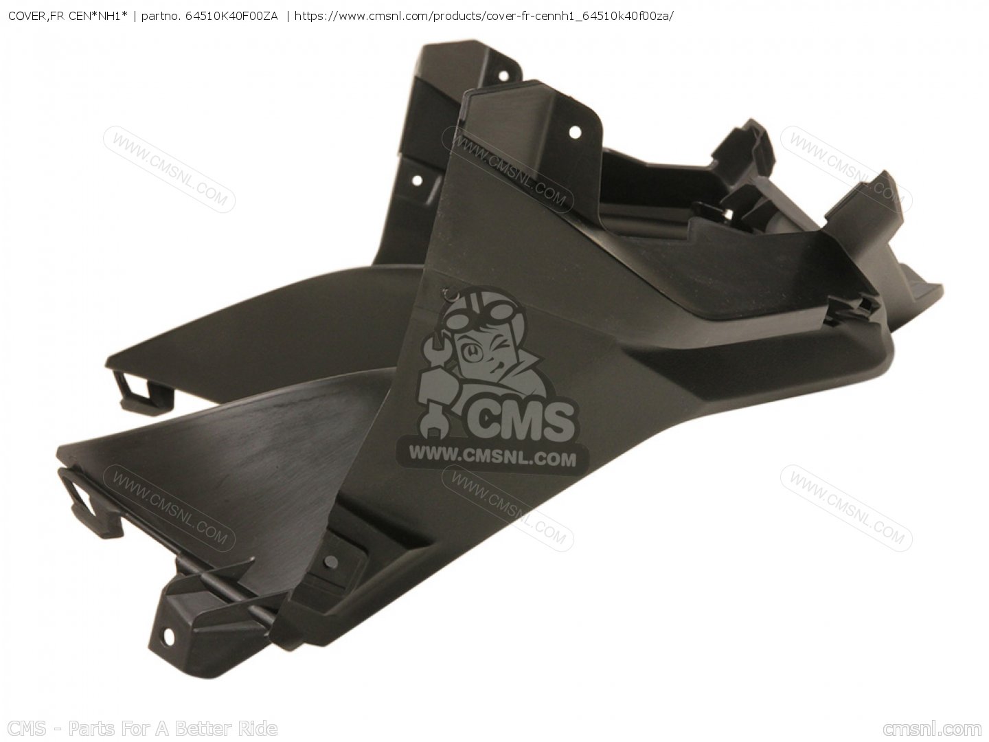 64510K40F00ZA: Cover,fr Cen*nh1* Honda - buy the 64510-K40-F00ZA at CMSNL