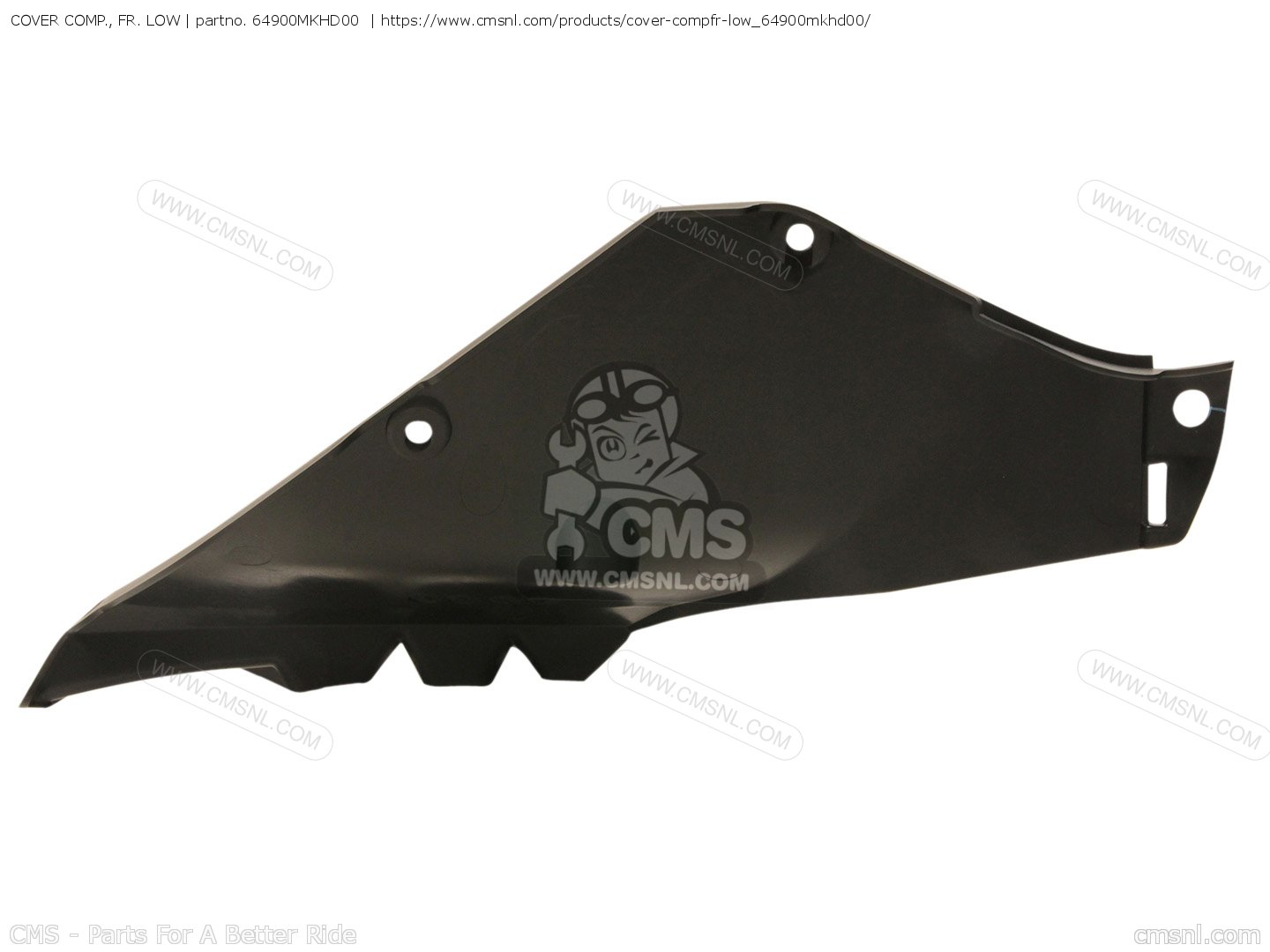 64900MKHD00: COVER,FR LOWER Honda - buy the 64900-MKH-D00 at