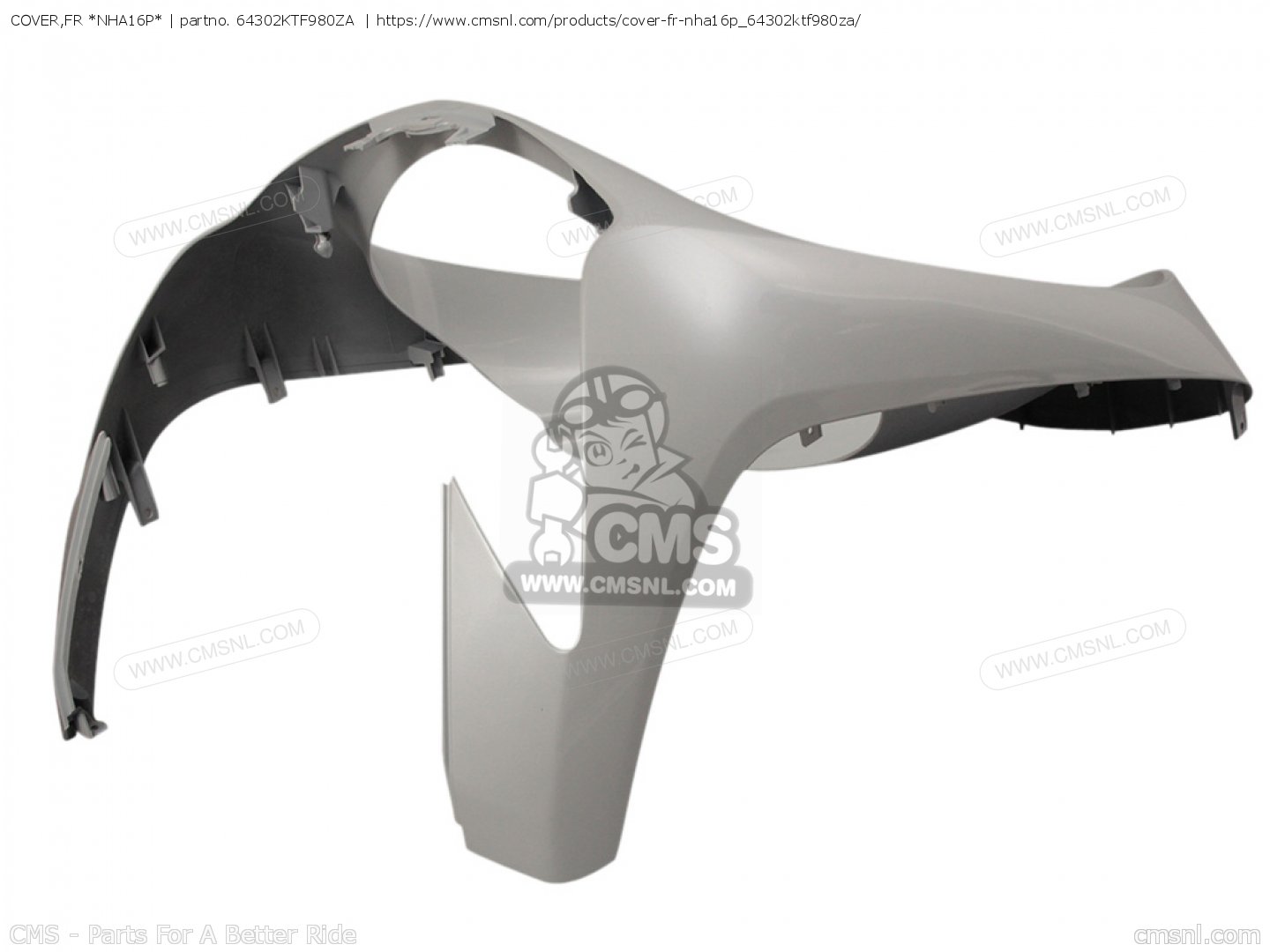 64302KTF980ZA: COVER,FR *NHA16P* Honda - buy the 64302-KTF-980ZA