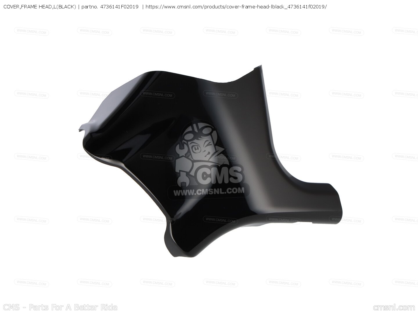 4736141F02019: Cover,frame Head,l(black) Suzuki - buy the 47361