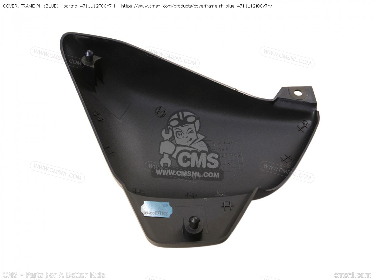 COVER, FRAME RH (BLUE) for GZ250 MARAUDER 2005 (K5) USA (E03) - order ...