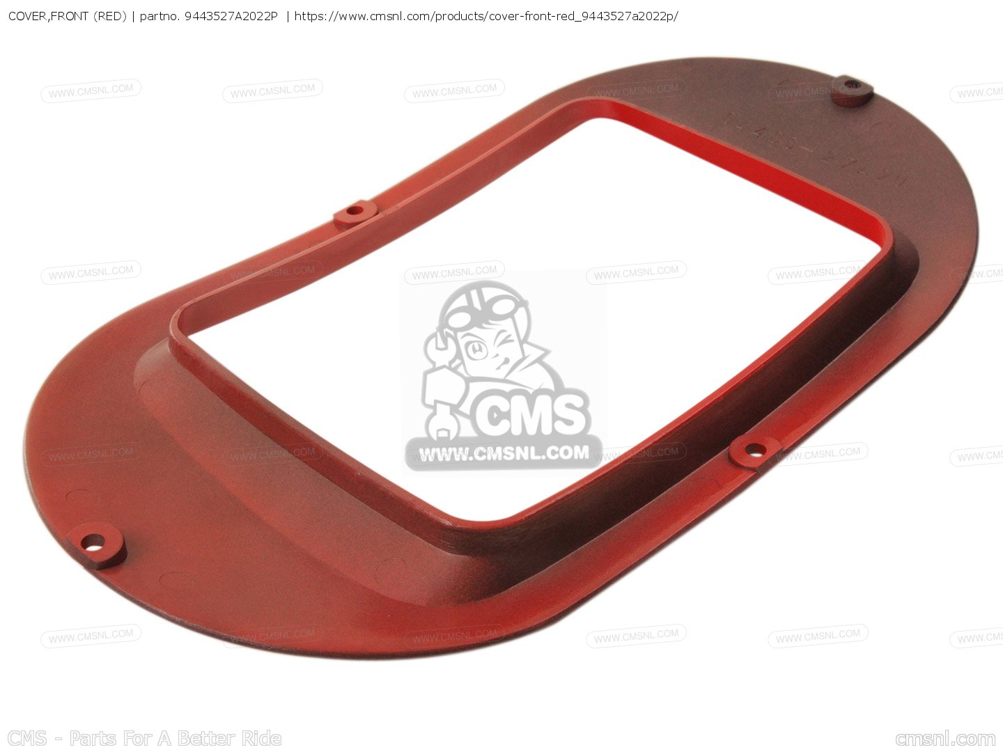 COVER,FRONT (RED) for GSXR750X 1987 (H) (E01 E02 4 6 15 16 17 18 21 22 ...