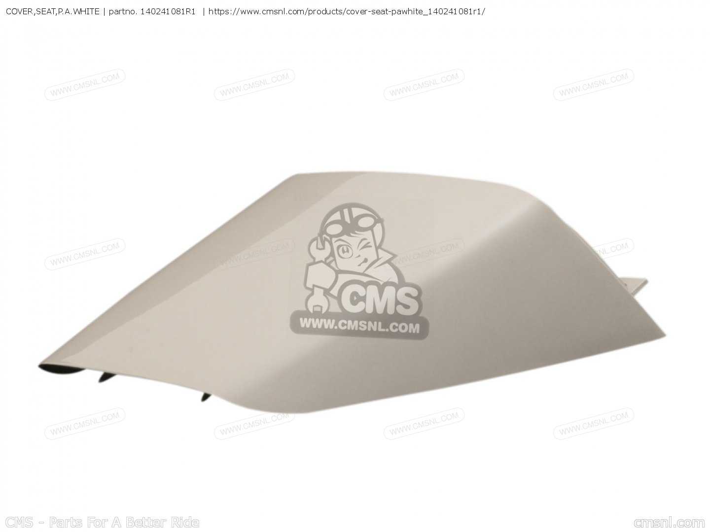 COVER,FRONT SEAT,P.A. for ZX500A3 1987 NORWAY AR / KPH - order at 