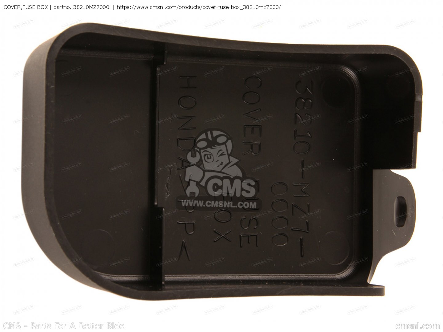 38210MZ7000 Cover,fuse Box Honda buy the 38210MZ7000 at CMSNL