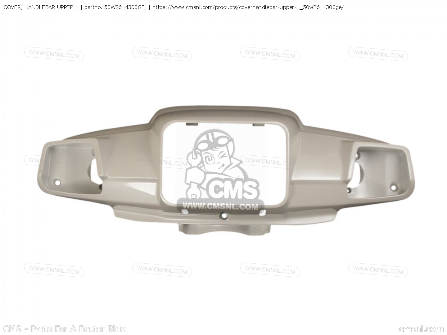50W2614300GE Cover, Handlebar Upper 1 Yamaha buy the 50W2614300GE
