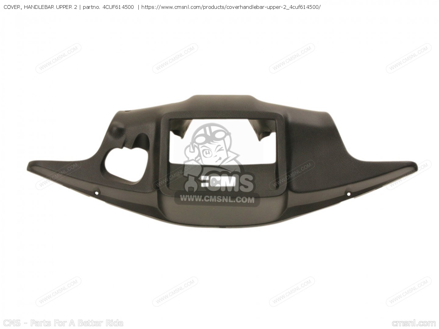 4CUF614500 Cover, Handlebar Upper 2 Yamaha buy the 4CUF614500 at CMSNL