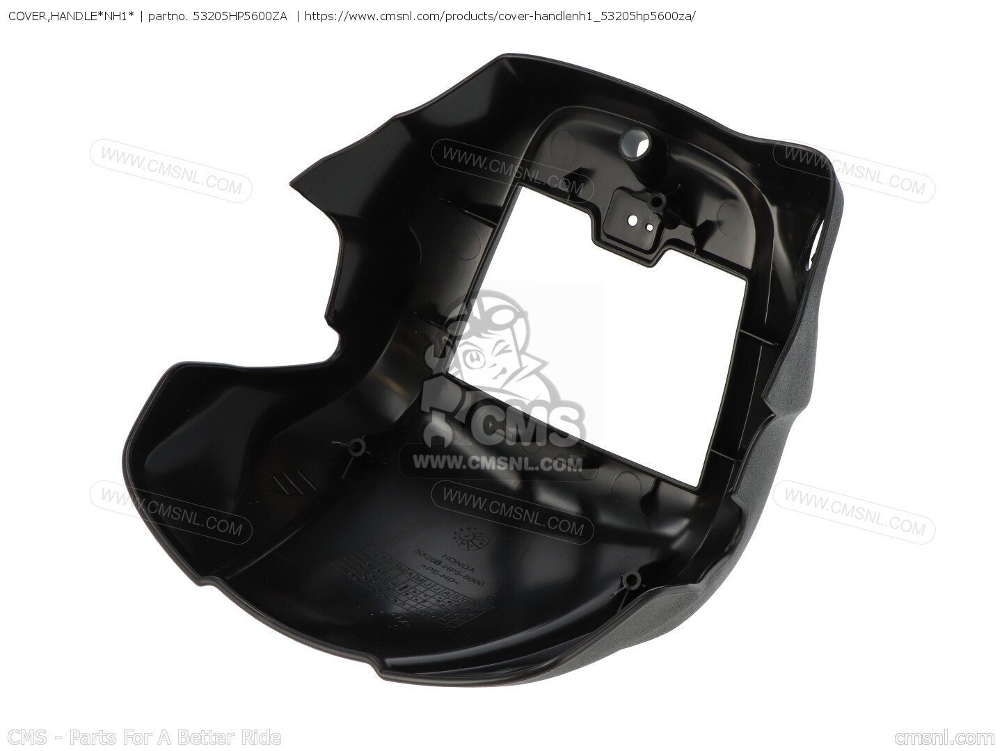 53205HP5600ZA: COVER,HANDLE*NH1* Honda - buy the 53205-HP5-600ZA