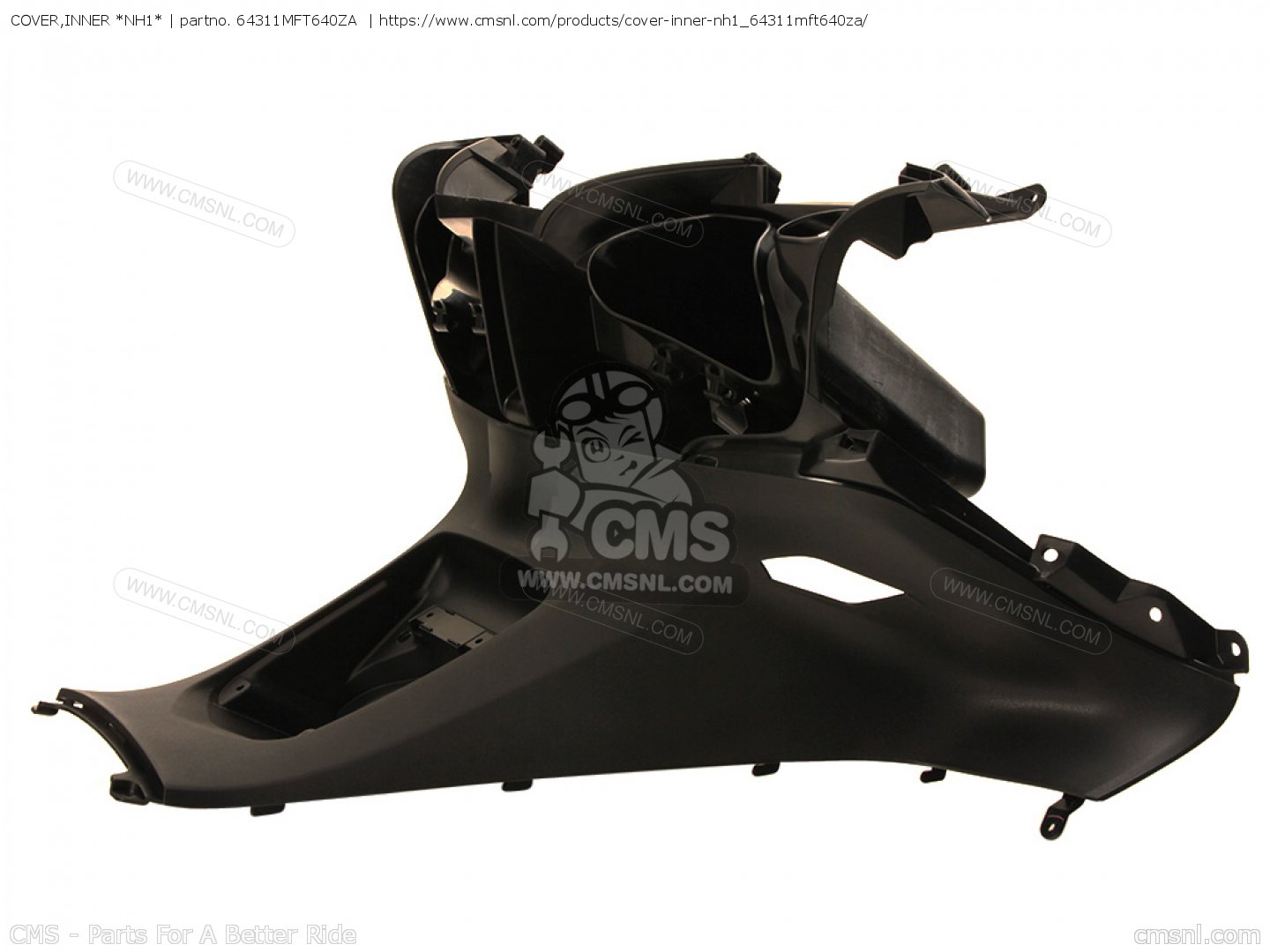 64311MFT640ZA: COVER,INNER *NH1* Honda - buy the 64311-MFT-640ZA