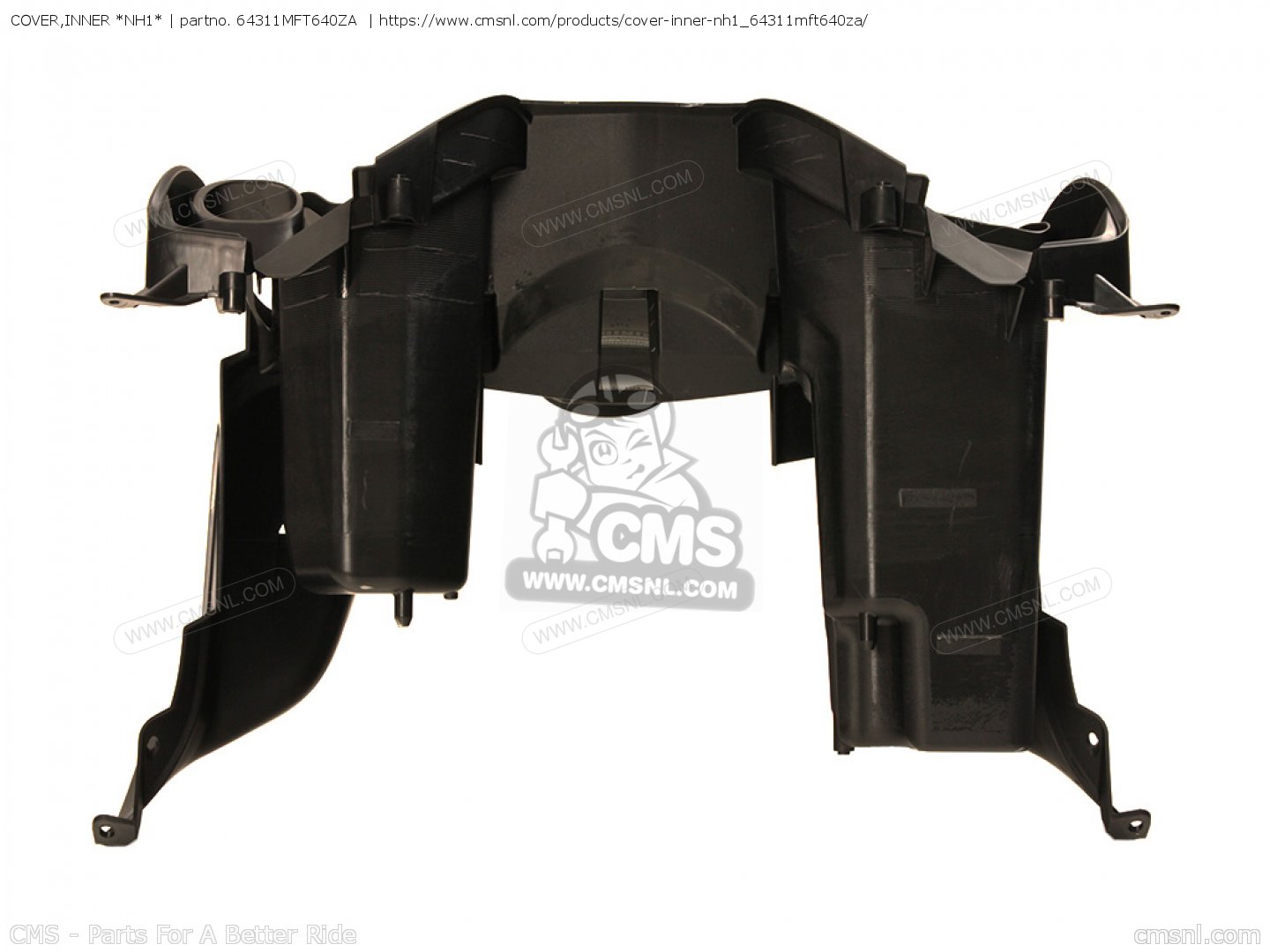 64311MFT640ZA: COVER,INNER *NH1* Honda - buy the 64311-MFT-640ZA
