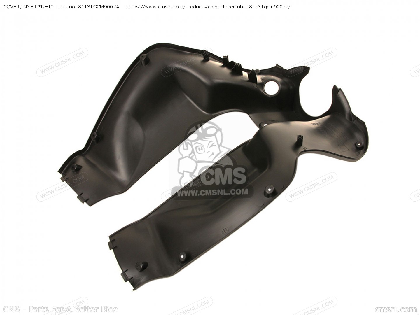 81131GCM900ZA: Cover,inner *nh1* Honda - buy the 81131-GCM-900ZA at CMSNL