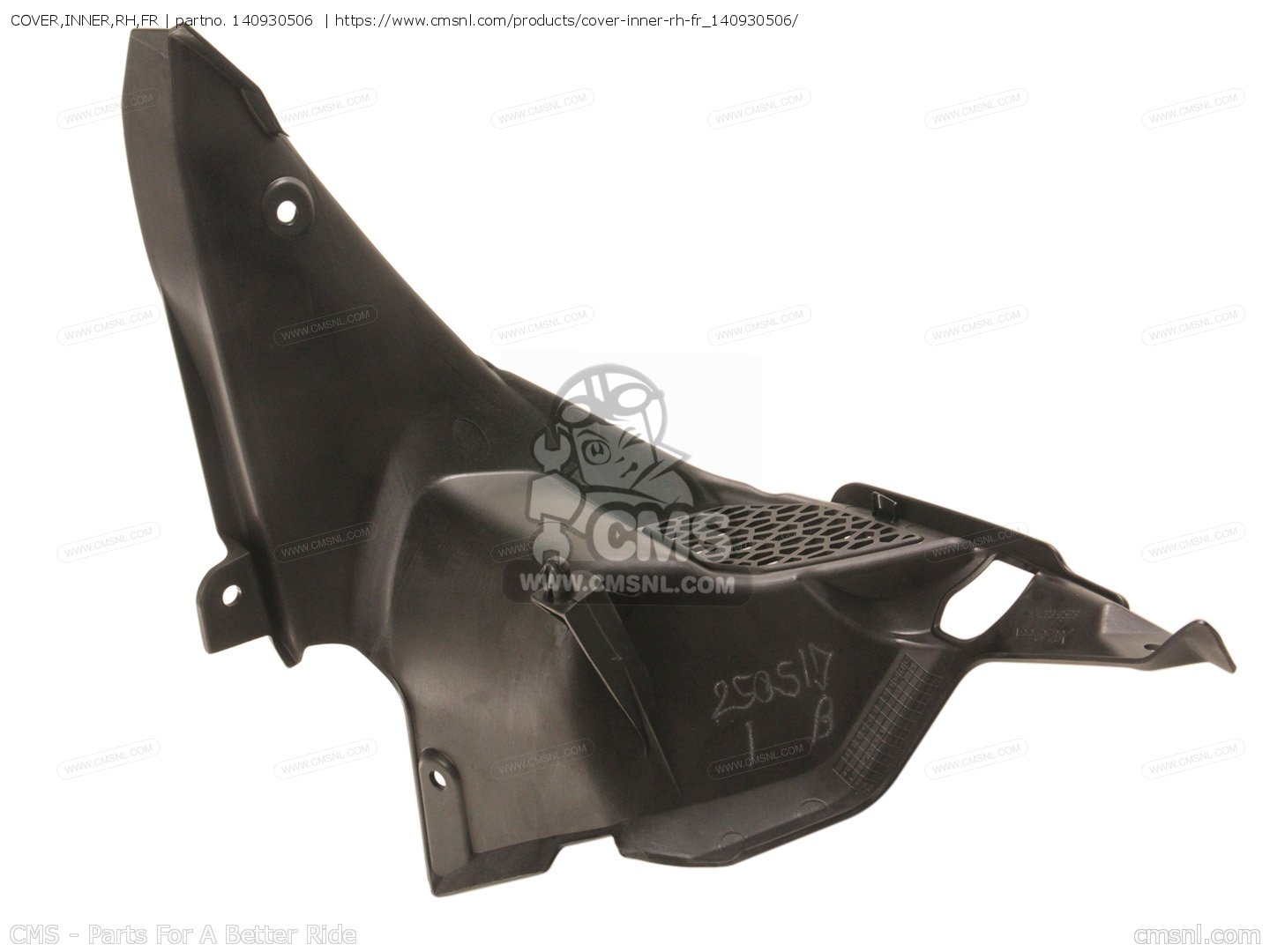 140930506: COVER,INNER,RH,FR Kawasaki - buy the 14093-0506