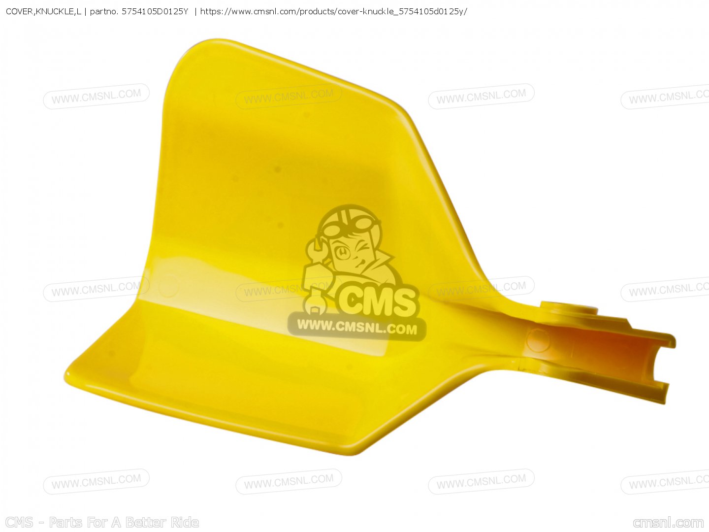 5754105D0125Y: COVER,KNUCKLE,L Suzuki - buy the 57541-05D01