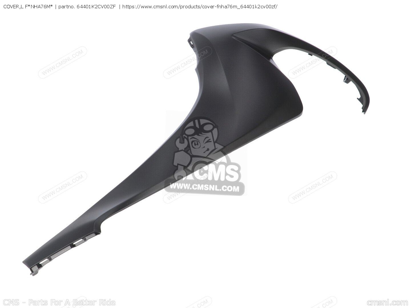 64401K2CV00ZF: COVER,L F*NHA76M* Honda - buy the 64401-K2C-V00ZF