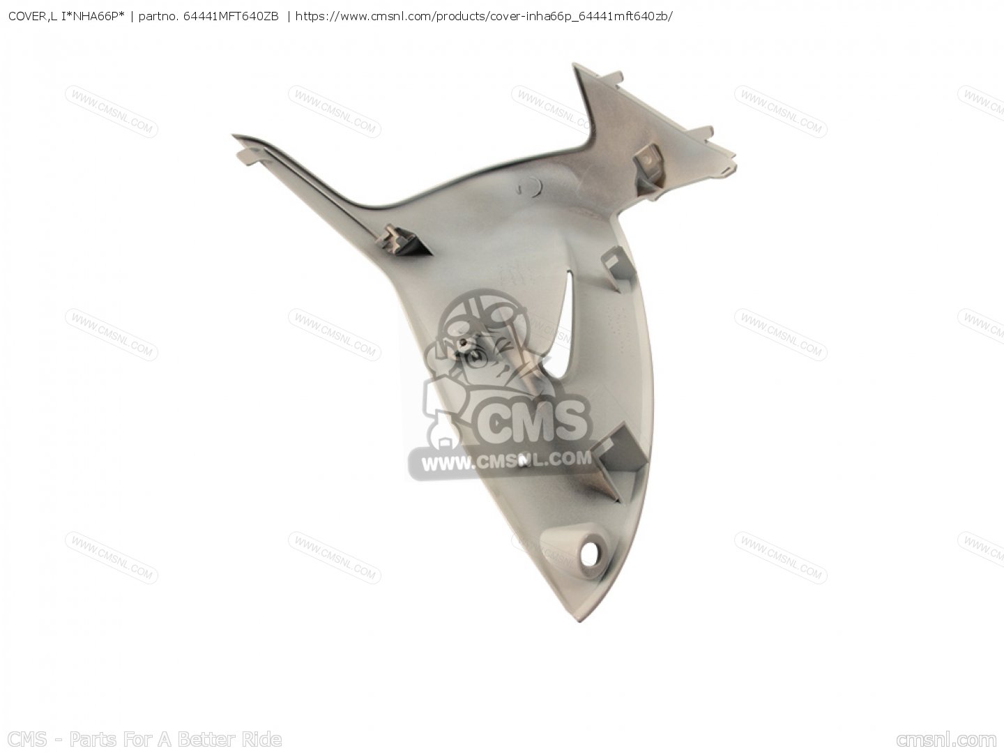 64441MFT640ZB: COVER,L I*NHA66P* Honda - buy the 64441-MFT-640ZB at CMSNL